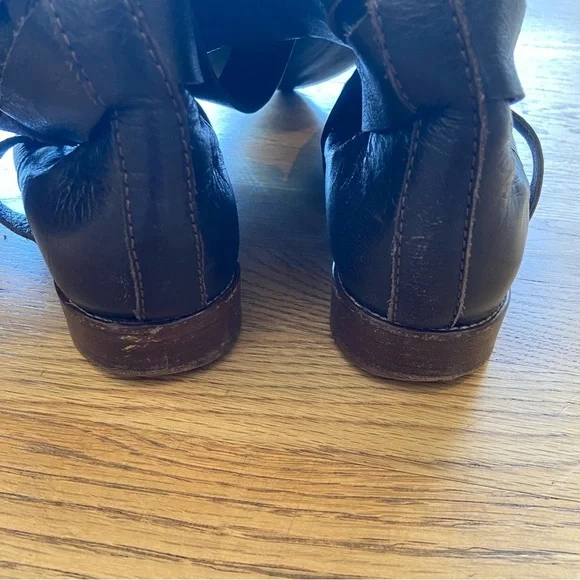 Chloe Erin Prince Leather Buckled Knee High boots size 6 - Picture 11 of 15